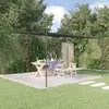 Image de vidaXL Belvédère anthracite 4x4 m 180 g/m² tissu et acier