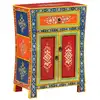Image de vidaXL Buffet peint à la main 54x30x74 cm bois massif de manguier