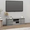 Image de vidaXL Meuble TV avec porte Sonoma gris 102x30x36 cm