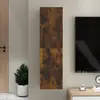 Image de vidaXL Meuble TV mural Chêne fumé 30,5x30x110 cm