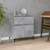 Image de vidaXL Buffet Gris béton 60x35x70 cm Bois d'ingénierie
