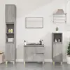 Image de vidaXL Armoire de bain sonoma gris 30x30x190 cm bois d'ingénierie