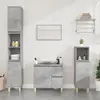 Image de vidaXL Armoire de salle de bain gris béton 65x33x60 cm