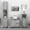 Image de vidaXL Armoire de bain sonoma gris 65x33x60 cm bois d'ingénierie