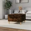 Image de vidaXL Table basse chêne fumé 55x55x36,5 cm bois d'ingénierie