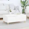 Image de vidaXL Table basse Blanc 90x50x36,5 cm Bois d'ingénierie