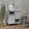 Image de vidaXL Buffet Gris béton 60x35x70 cm Bois d'ingénierie