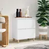 Image de vidaXL Buffet Blanc 60x35x70 cm Bois d'ingénierie