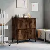 Image de vidaXL Buffet Chêne fumé 60x35x70 cm Bois d'ingénierie