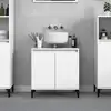 Image de vidaXL Meuble d'évier blanc 58x33x60 cm bois d'ingénierie