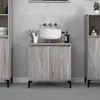 Image de vidaXL Meuble d'évier sonoma gris 58x33x60 cm bois d'ingénierie