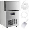 Image de vidaXL Appareil à glaçons argenté 45 kg / 24 h