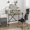 Image de vidaXL Bureau chêne sonoma 100x50x90 cm bois d'ingénierie et fer