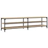 Image de vidaXL Meuble TV chêne sonoma 200x30x50 cm bois d'ingénierie et métal