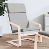 Image de vidaXL Chaise de relaxation Gris clair Tissu