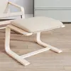 Image de vidaXL Repose-pied Crème 51x41x40 cm Tissu