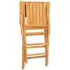 Image de vidaXL Chaises pliantes, lot de 8, 55 x 62 x 90 cm, en bois de teck massif