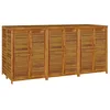 Image de vidaXL Boîte de rangement de jardin 210x87x104 cm bois massif d'acacia, boîte de rangement extérieure, boîte de couverture, étui de rangement