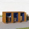 Image de vidaXL Boîte de rangement de jardin 210x87x104 cm bois massif d'acacia