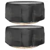 Image de vidaXL Housses pour meubles de jardin 2 pcs 10 oeillets Ø260x90 cm rond