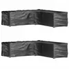 Image de vidaXL Housses de salon de jardin en forme de L 2 pcs 16 oeillets