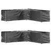 Image de vidaXL Housses de salon de jardin en forme de L 2 pcs 20 oeillets