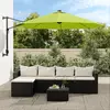 Image de vidaXL Parasol mural pomme verte 290 cm