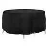 Image de vidaXL Housse pour meubles de jardin 10 oeillets Ø260x90 cm rond