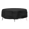 Image de vidaXL Housse pour salon îlot 8 oeillets Ø188x50 cm rond