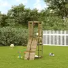 Image de vidaXL Maisonnette de jeu avec mur d'escalade bois de pin imprégné