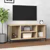 Image de vidaXL Meuble TV chêne sonoma 102x35x45 cm bois d'ingénierie