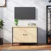 Image de vidaXL Meuble TV avec portes Chêne Sonoma 60x35x45 cm Bois d'ingénierie
