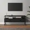 Image de vidaXL Meuble TV noir 100x35x45 cm bois d'ingénierie