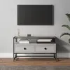 Image de vidaXL Meuble TV sonoma gris 80x35x45 cm bois d'ingénierie