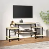 Image de vidaXL Meuble TV chêne sonoma 117x35x52 cm bois d'ingénierie