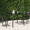 Image de vidaXL Table de jardin anthracite 80x80x71 cm acier