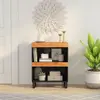 Image de vidaXL Armoire latérale 60x33x75 cm bois massif d'acacia