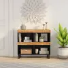 Image de vidaXL Armoire latérale 85x33x75 cm bois massif de manguier