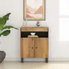 Image de vidaXL Buffet avec 2 portes 60x33x75 cm bois massif de manguier