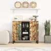Image de vidaXL Buffet avec 2 portes 90x33x75 cm bois massif de récupération