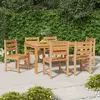 Image de vidaXL Chaises de jardin lot de 6 Bois de teck solide