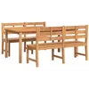 Image de vidaXL Ensemble à manger de jardin 3 pcs Bois de teck massi