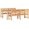 Image de vidaXL Ensemble à manger de jardin 3 pcs Bois de teck massif