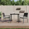 Image de vidaXL Chaises de jardin et coussins lot de 2 noir 54x62,5x89 cm rotin