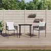 Image de vidaXL Chaises de jardin et coussins lot de 2 marron 54x61x83 cm rotin