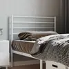 Image de vidaXL Tête de lit de remplacement métal blanc 100 cm