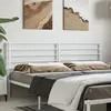 Image de vidaXL Tête de lit de remplacement métal blanc 180 cm