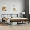 Image de vidaXL Cadre de lit métal sans matelas avec tête de lit noir 183x213cm
