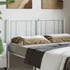 Image de vidaXL Tête de lit de remplacement métal blanc 160 cm