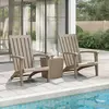 Image de vidaXL Chaises de jardin Adirondack lot de 2 marron clair PP